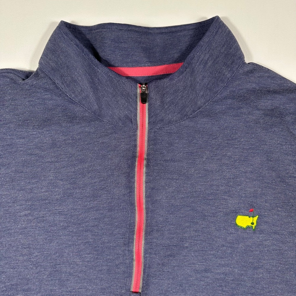 Masters Tech 1/4 Zip Pullover Mens 2XL Logo Performance Navy Blue